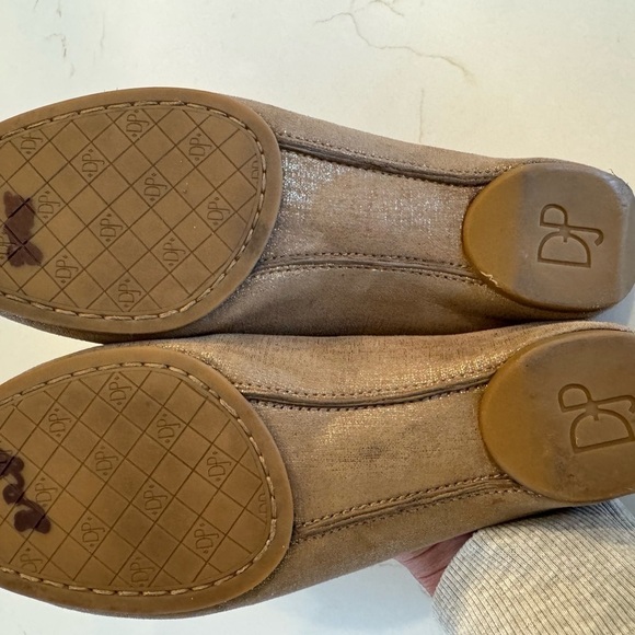 Donald Pliner Faye Light Bronze Distressed Metallic Bit Slide Mule / 7.5 - Picture 4 of 12